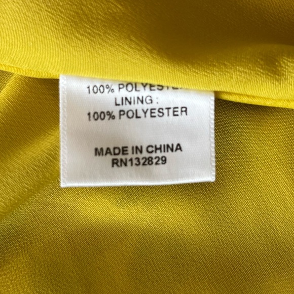 TULAROSA Yellow Floral Strapless Dress - Picture 9 of 9